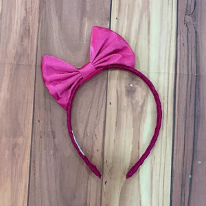 Diadema Fucsia con Lazo Satinado Q28321