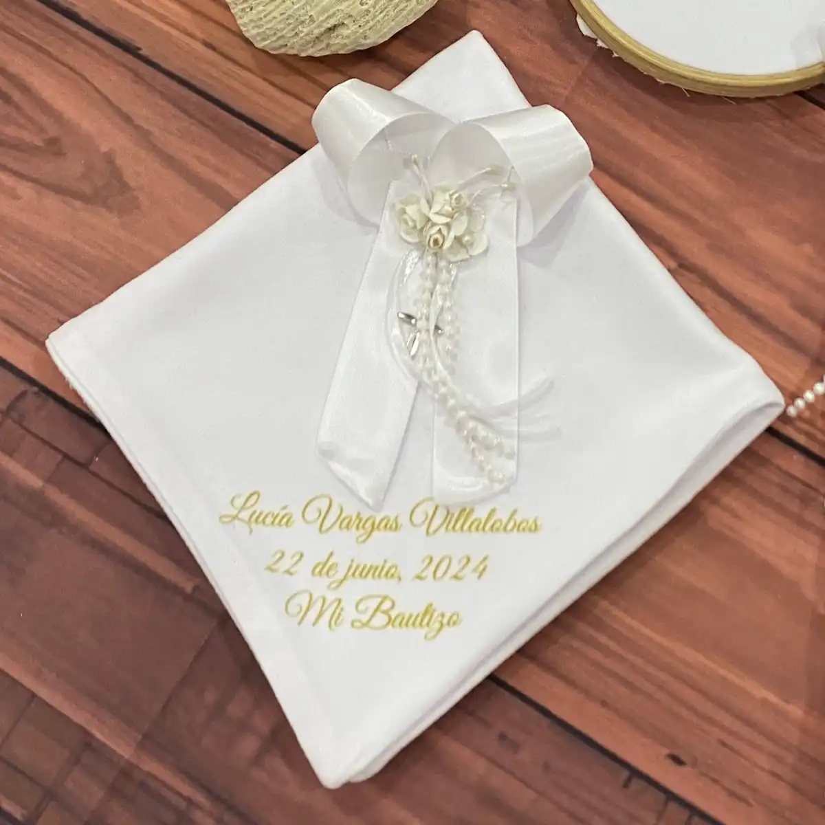 Paño Blanco para Bautizo Berenice Q28890