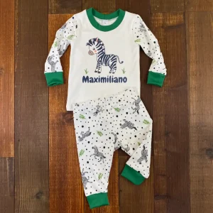 Pijama Personalizada de Cebra Q29094