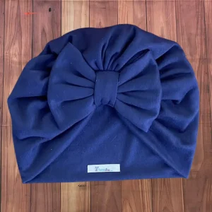 Turbante Azul Marino de Lazo Q30030