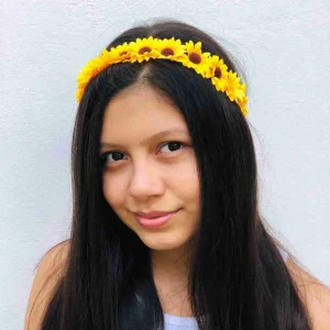 Corona Amarilla con Girasoles Q28048
